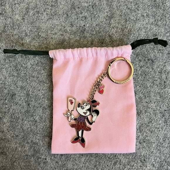 Kate Spade New York Minnie Mouse Keychain - Picture 2 of 3